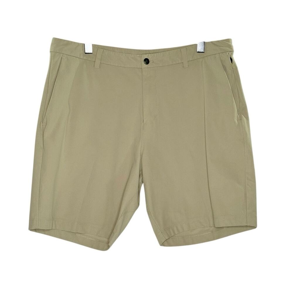 Lululemon Commission Classic Fit Short 38 Trench Tan 9" Inseam Performance